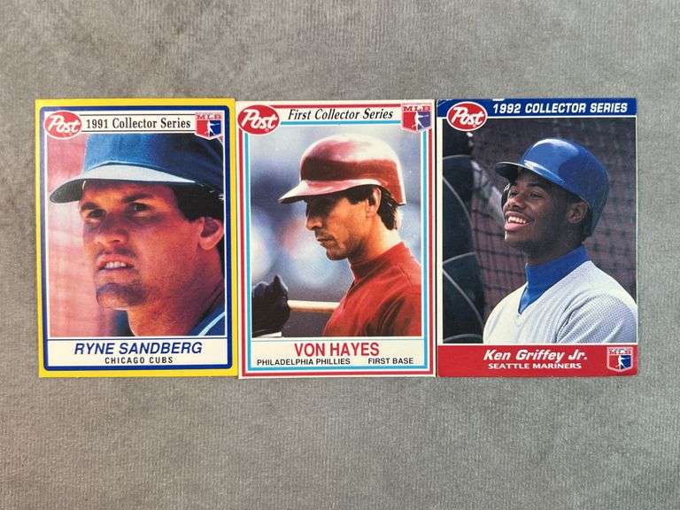 (10) Post Collector Series Baseball Cards