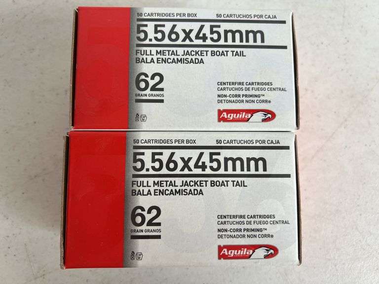 (2) Aguila 5.56x45mm 62 Grain