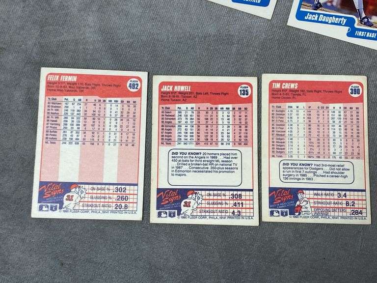 1990 Fleer Baseball Cards