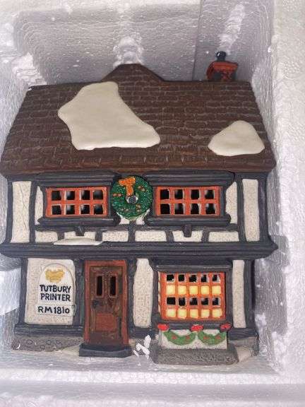 Department 56 “Tutberry Printer” and “The Dockhouse”
