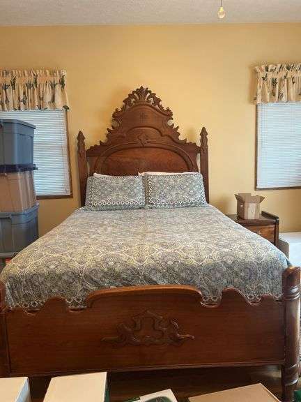 Antique Wooden Bed Frame