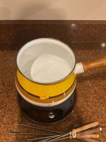 Vintage French Fondu Pot