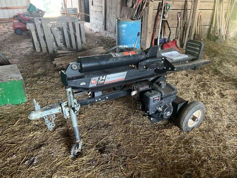 DR 34 ton log splitter