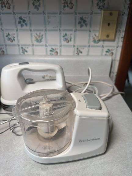 OSTERIZER GALAXIE BLENDER, CUISINART HAND MIXER, PROCTOR-SILEX FOOD CHOPPER