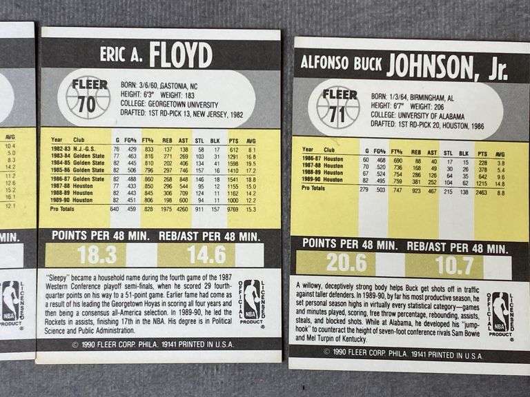 1990 Fleer Basketball Cards