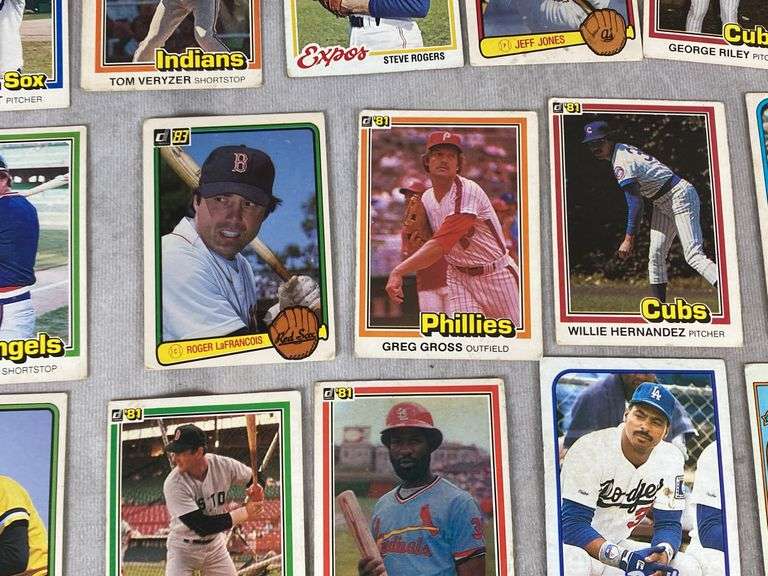 Baseball Cards, Mostly Early 80s