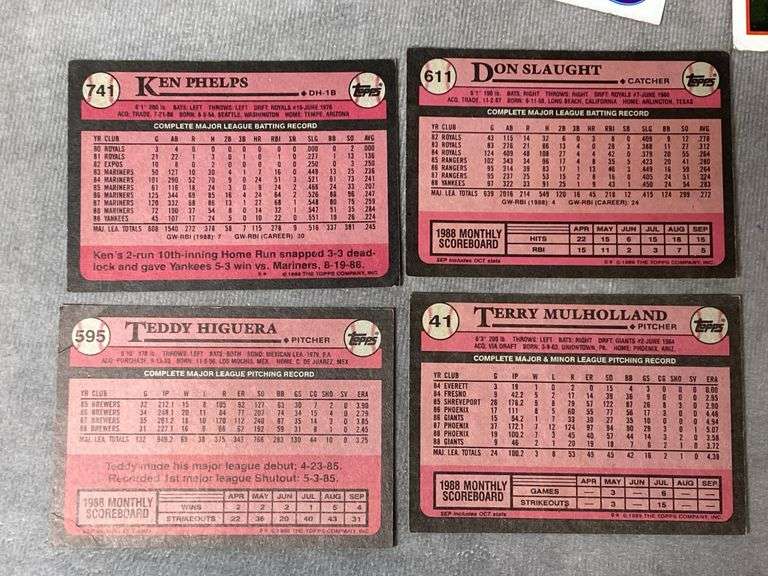 1989 Topps Baseball Cards