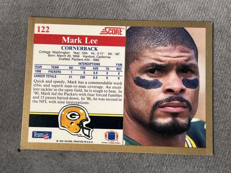 1991 SCORE Football Cards