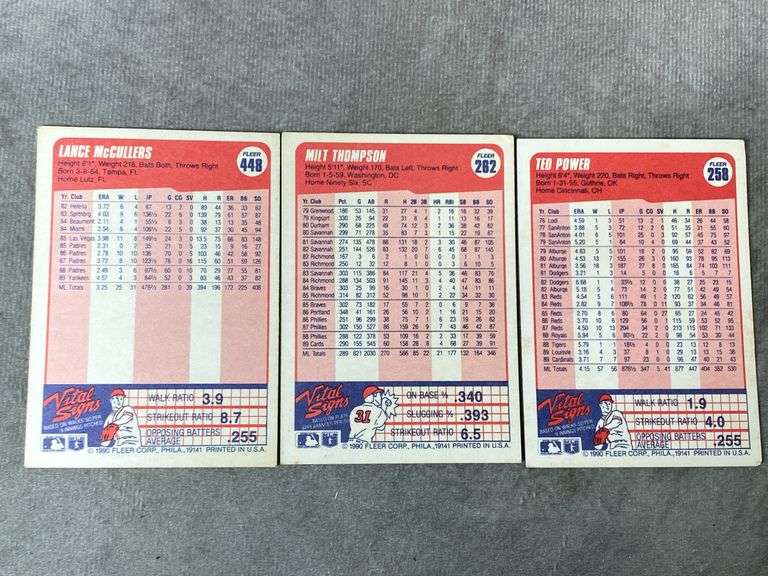 1990 Fleer Baseball Cards