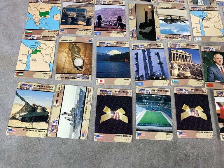 1991 Pro Set Desert Storm Trading Cards