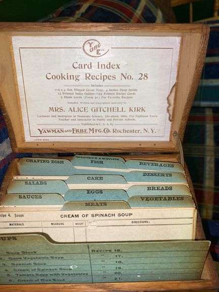 Vintage Recipe Box