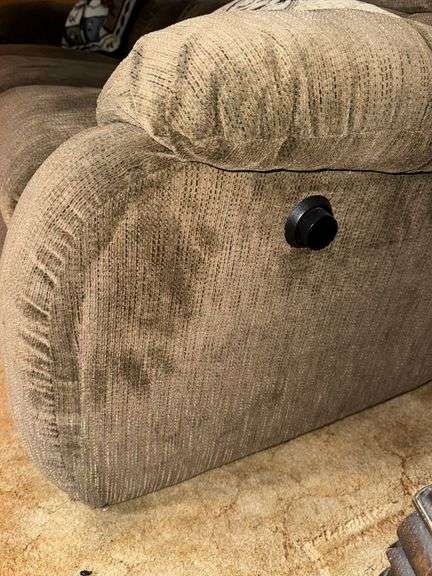 RECLINER COUCH IN USED BUT GOOD CONDITION 36”H x 90”L 34”W