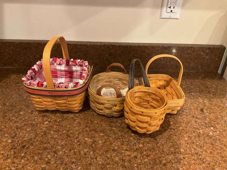 Longaberger Strawberry Basket, Longaberger Herb Baskets