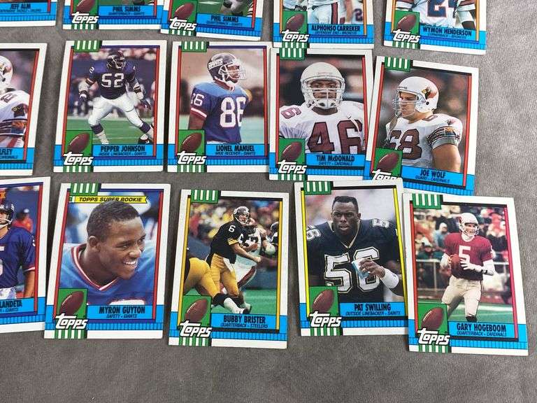 1990 Topps Football Cards