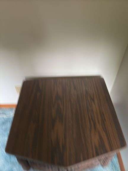 VINTAGE WOODEN END TABLE