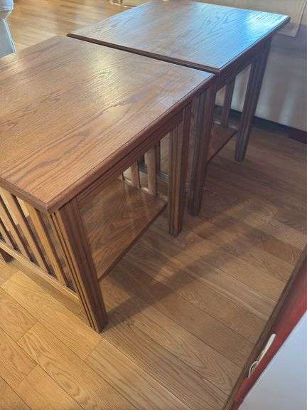 Oak End Tables
