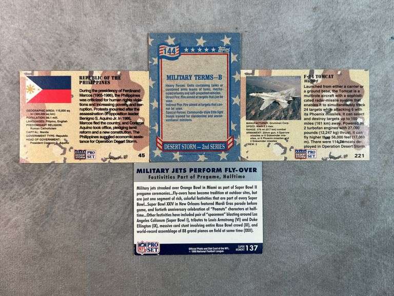 1991 Desert Storm Cards