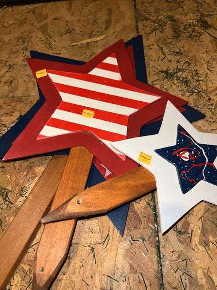 4th of July/USA Flag Stakes