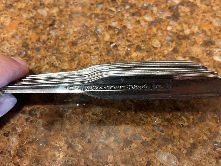 8 Place Setting National Valinda Stainless Flatware