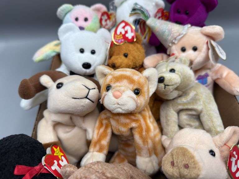 VARIETY OF BEANIE BABIES WITH TAGS