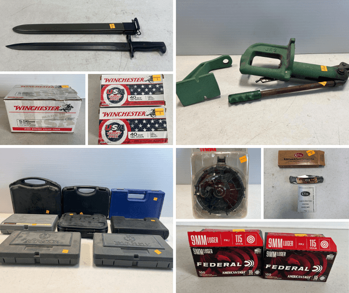 500+ Lots of Ammo, Scopes,...
