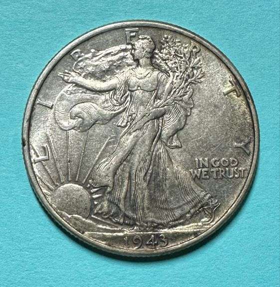 1943 Walking Liberty Silver Half Dollar