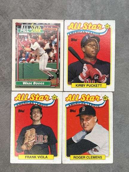 1988 All Stars (Roger Clemens, Kirby Puckett, Frank Viola, Wade Boggs)