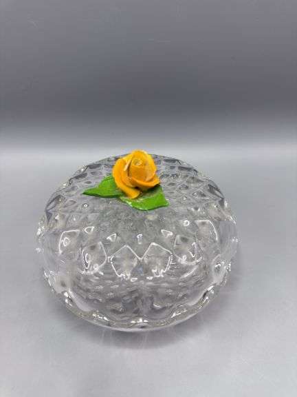 GLASSWARE CANDY JARS