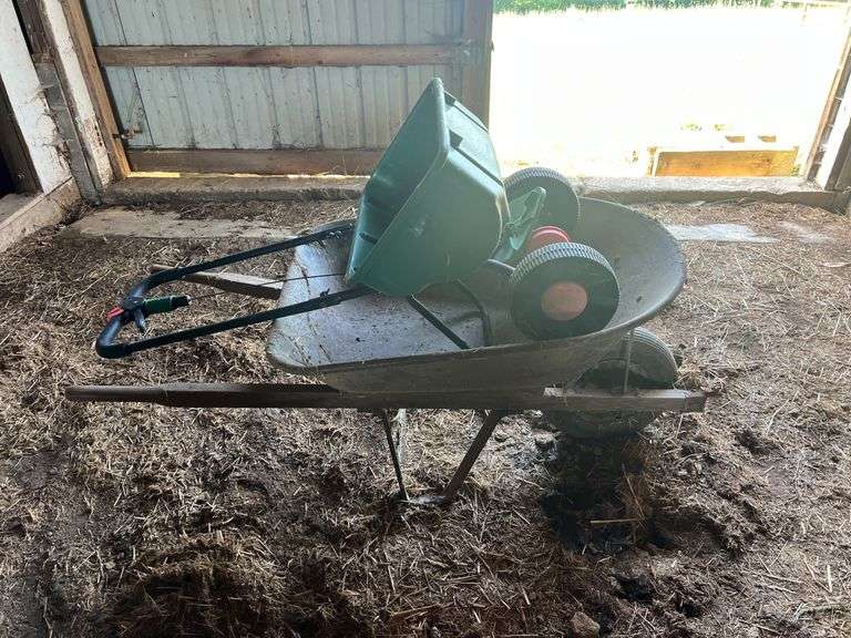 Wheel barrow & Fertilizer spreader