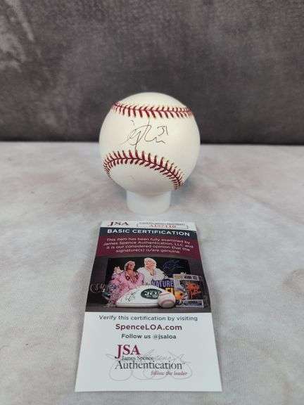 Cliff Lee (Cy Young) MLB baseball, JSA