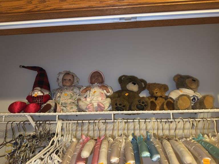 Assortment of Dolls and Bears