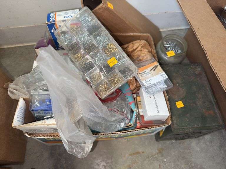 Assortment of Nails and Screws