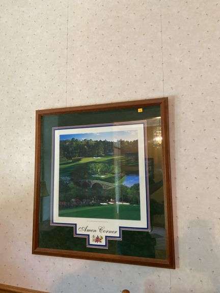 Amen Corner Framed Golf Picture