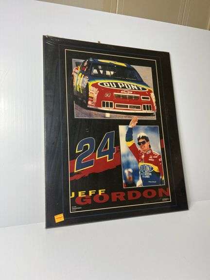 Jeff Gordon NASCAR Print, in Plastic