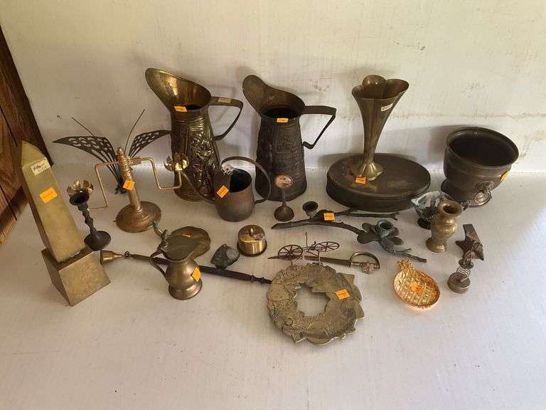 Assortment of Brass Items