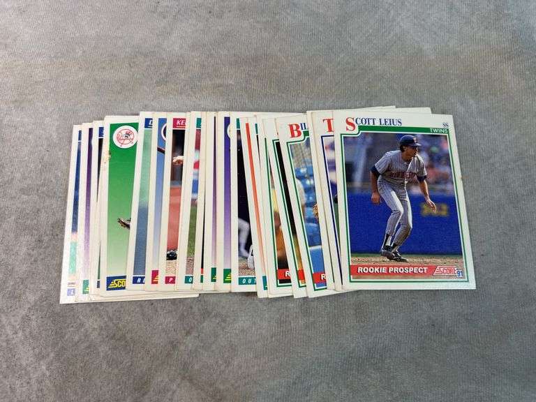 1991 & 1992 SCORE Baseball Cards