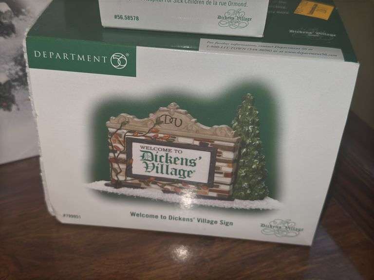 Assortment of Department 56 and Heritage Village Christmas Scenes