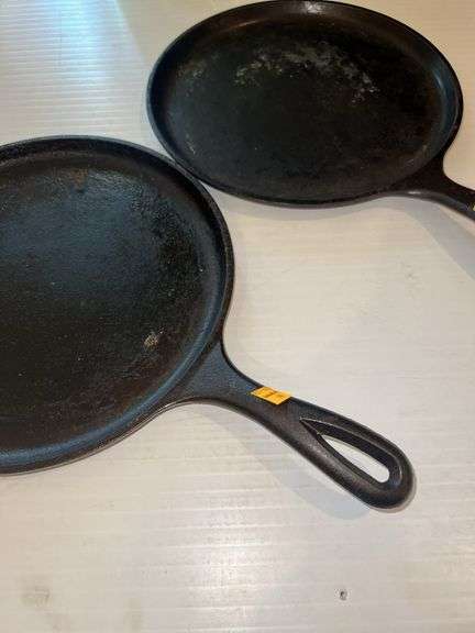 (2) 10” Lodge Cast Iron Skillets