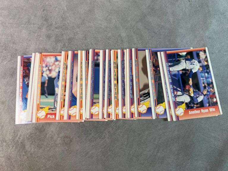 (21) 1991 Nolan Ryan Baseball Cards