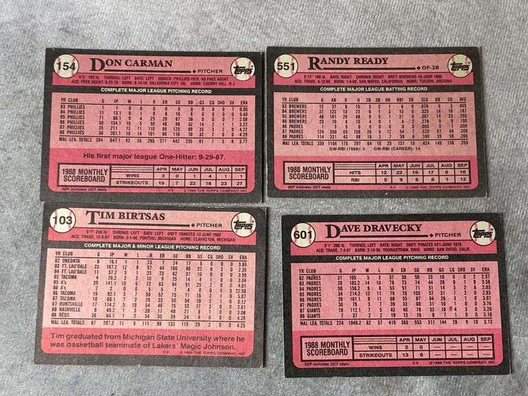1989 Topps Baseball Cards