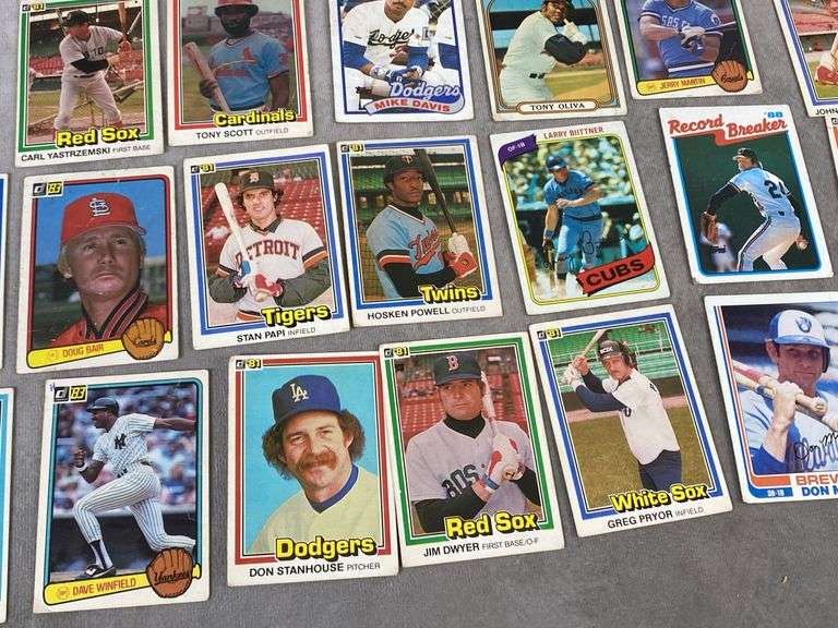 Baseball Cards, Mostly Early 80s