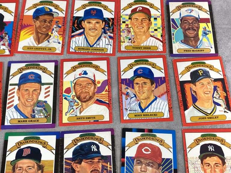 1980s Leaf Donruss Diamond Kings Baseball Cards