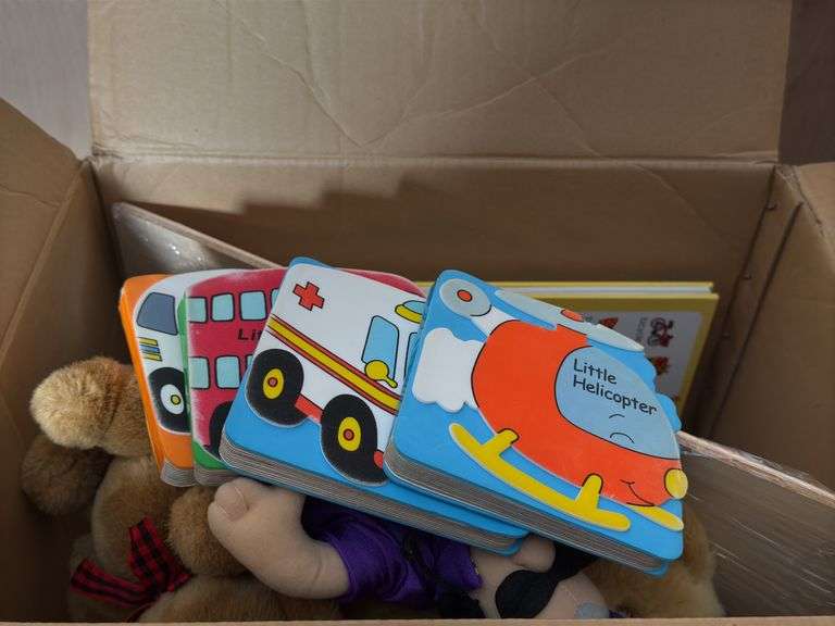 CHILDRENS BOOKS AND STUFFED TOYS
