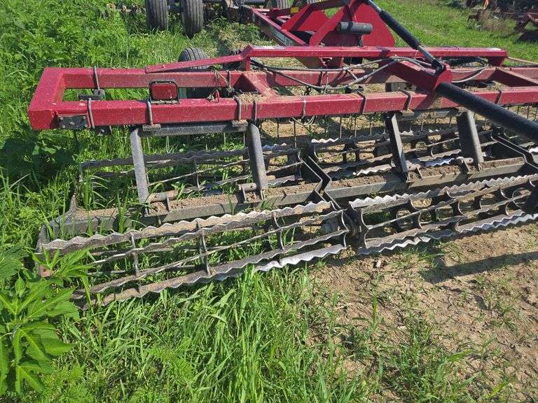 J & M TF212 Double Twist 15' rolling harrow