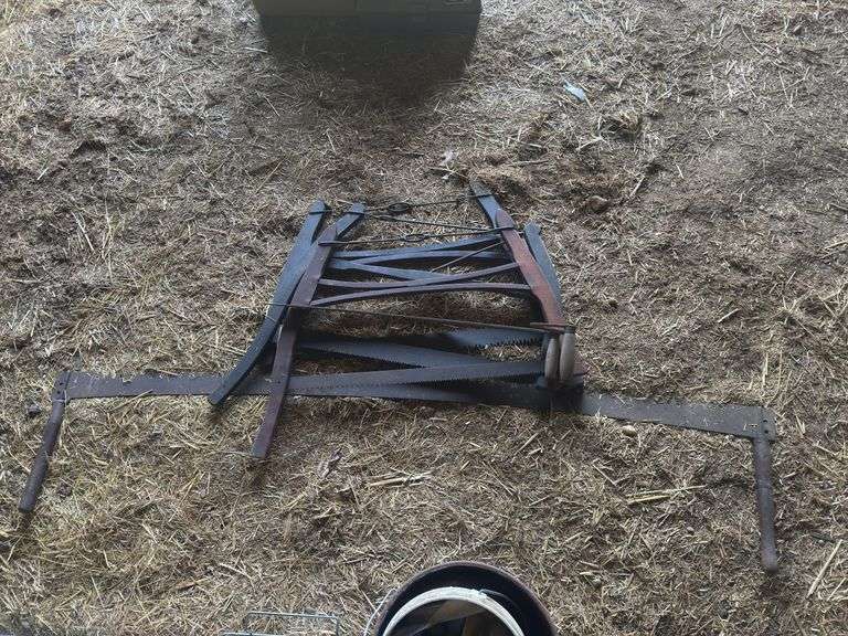 Vintage Hand Saws - 2 Man, Hay Knife, Buck Saws