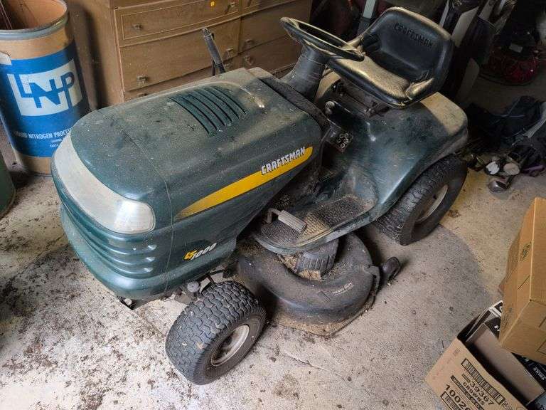 Craftsman LT 1000 riding lawn mower - ran last time it was used