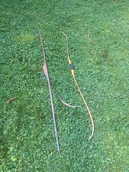 (2) Recurved Wooden Bows