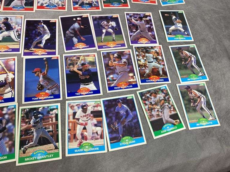 1989 SCORE Assorted Baseball Card