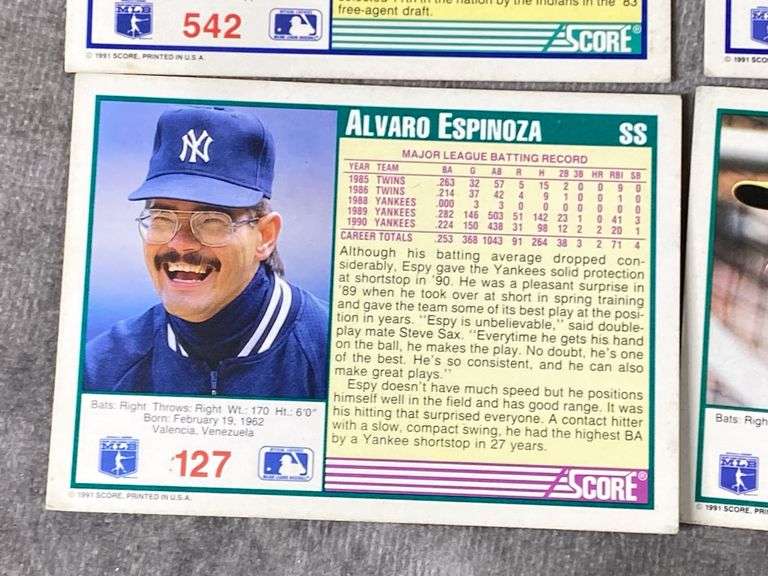 1991 SCORE Baseball Cards