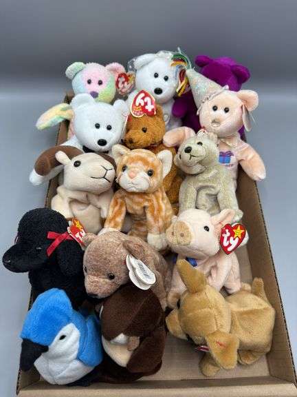 VARIETY OF BEANIE BABIES WITH TAGS